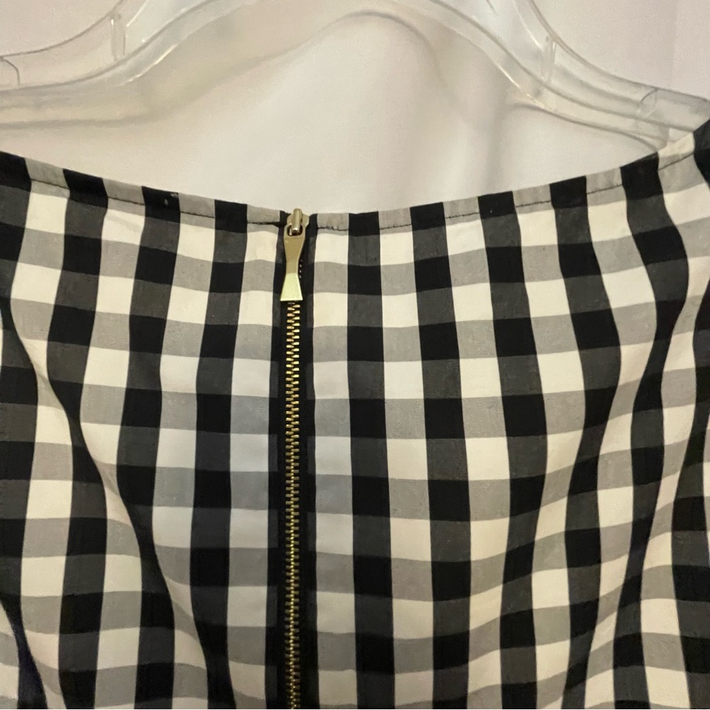 kate spade Black and White Checkered Midi Dress - Picture 6 of 6